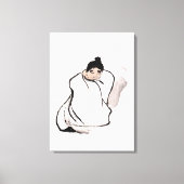 Monk - Zen Canvas Afdruk (Voorkant)