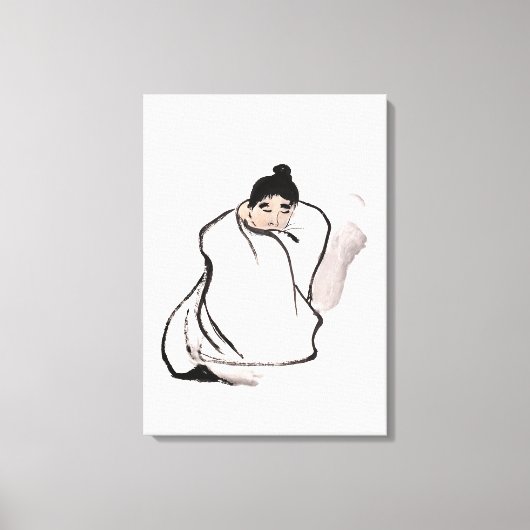 Monk - Zen Canvas Afdruk (Voorkant)