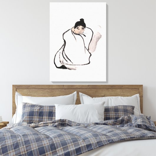 Monk - Zen Canvas Afdruk (Insitu (Slaapkamer))