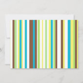 Monkey 1e verjaardag Uitnodigingen (Achterkant)