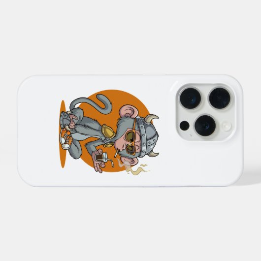 Monkey_2 iPhone Hoesje (Achterkant horizontaal)