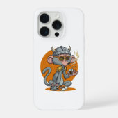 Monkey_2 iPhone Hoesje (Achterkant)