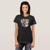 Monkey Abstract Polygon Cool Geometric Wild Animal T-shirt (Voorkant volledig)