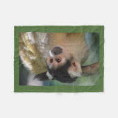 Monkey - Africa Collectie Fleece Deken (Voorkant (Horizontaal))