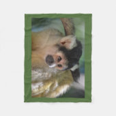 Monkey - Africa Collectie Fleece Deken (Voorkant)