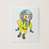 Monkey als Astronaut Legpuzzel (Verticaal)
