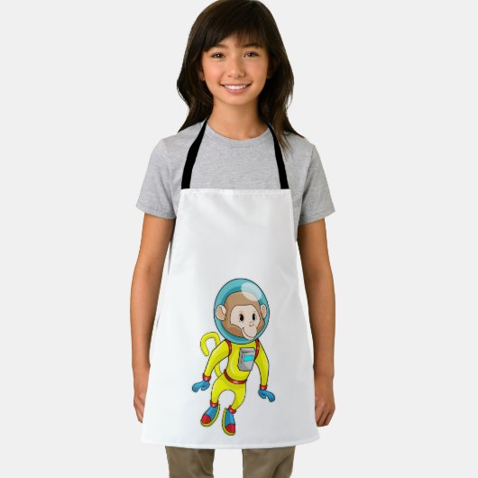 Monkey als Astronaut Schort (Insitu)