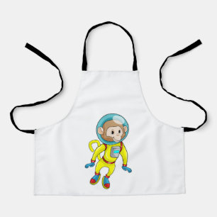 Monkey als Astronaut Schort