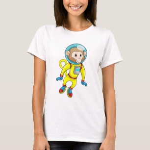 Monkey als Astronaut T-shirt