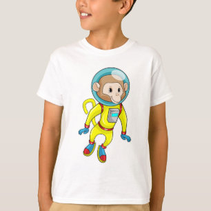 Monkey als Astronaut T-shirt
