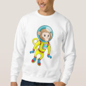 Monkey als Astronaut Trui (Voorkant)