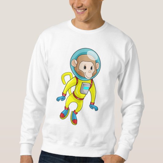 Monkey als Astronaut Trui (Voorkant)
