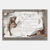  Monkey American Adverteren Art | Inpakpapier Vel (Voorkant)
