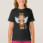 Monkey Angel vleugels T-shirt (Voorkant)