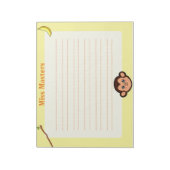 Monkey Animal Getuigde persoonlijke notebooks Notitieblok (Linkerzijde)