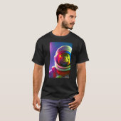 Monkey Ape Animal Astronaut Space Universe Galaxy T-shirt (Voorkant volledig)