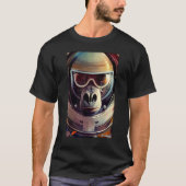 Monkey Ape Animal Astronaut Space Universe Galaxy  T-shirt (Voorkant)