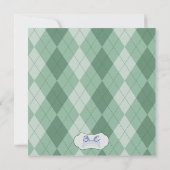 Monkey Argyle Patroon Kaart (Achterkant)