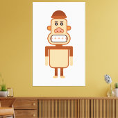 Monkey Art Canvas Afdruk (Insitu (Woonkamer))