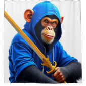 Monkey Art Douchegordijn (Voorkant)