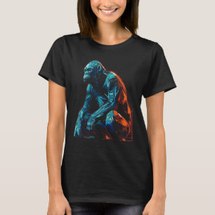 Monkey artwork - dierentuin gorilla t-shirt