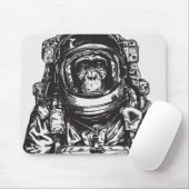 Monkey Astronaut Muismat (Met muis)