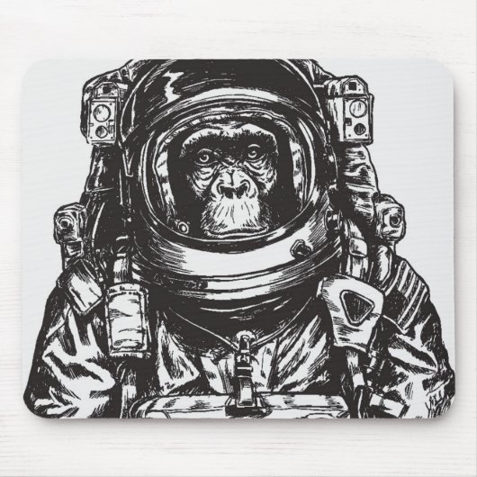 Monkey Astronaut Muismat (Voorkant)