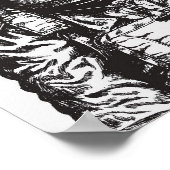 Monkey Astronaut Poster (Hoek)