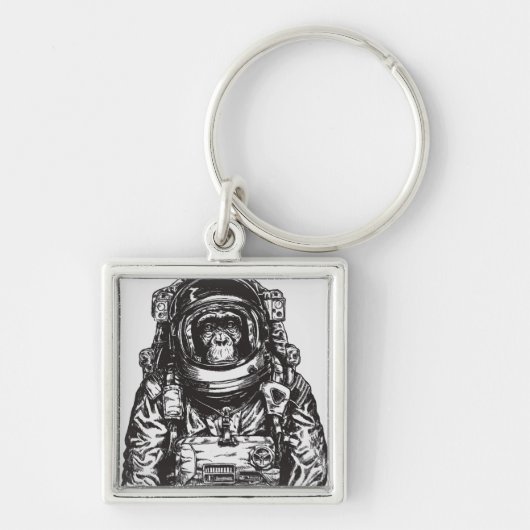 Monkey Astronaut Sleutelhanger (Voorkant)