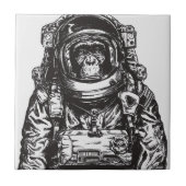 Monkey Astronaut Tegeltje (Voorkant)