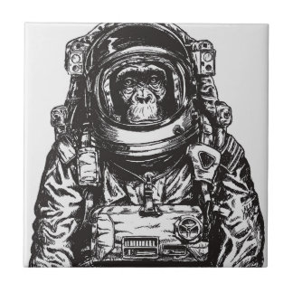 Monkey Astronaut Tegeltje