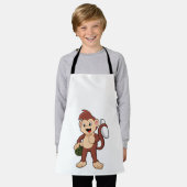 Monkey at Bowling with Bowling Schort (Gedragen)