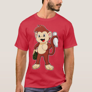 Monkey at Bowling with Bowling T-shirt