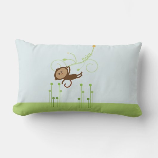 Monkey Baby Pillow Kussen (Voorkant)