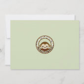 MONKEY Baby shower call Mod Pod Pop Wieg MPP Kaart (Achterkant)