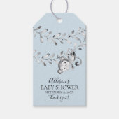 Monkey Baby shower Favor Gift Label Cadeaulabel (Voorkant)