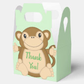 Monkey Baby shower Green Bedankdoosjes (Geopend)