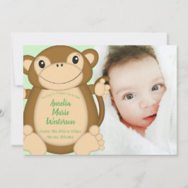 Monkey Baby shower Oerwoud Kaart