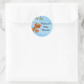 Monkey Baby shower Sticker (Tas)