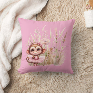 Monkey Ballerina Kussen