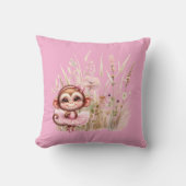 Monkey Ballerina Kussen (Voorkant)