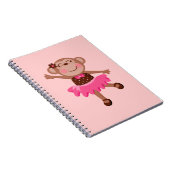 Monkey Ballerina Notitieboek (Rechterzijde)