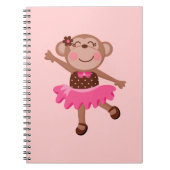 Monkey Ballerina Notitieboek (Voorkant)