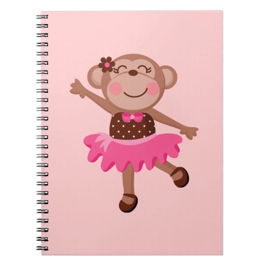 Monkey Ballerina Notitieboek (Voorkant)