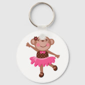Monkey Ballerina Sleutelhanger (Voorkant)