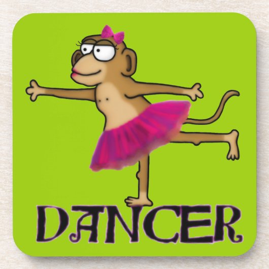 Monkey Ballet Onderzetter (Voorkant)