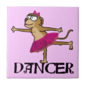 Monkey Ballet Tegeltje (Voorkant)