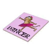 Monkey Ballet Tegeltje (Zijkant)