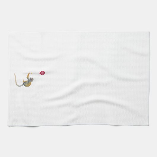 Monkey Ballon Party Theedoek (Horizontaal)