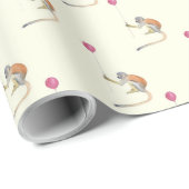 Monkey Balloon Party Gift Wrap by Tonkinson Cadeaupapier (Rol Hoek)